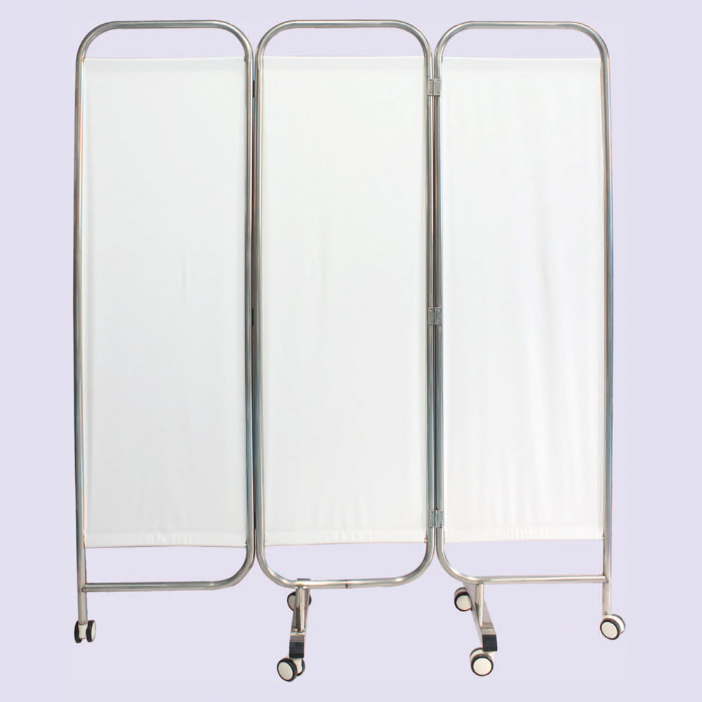 Stainless steel tri-fold screen PVC fabric